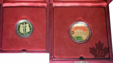 VATICAN-1996-100.000 et 50.000 Lire oro-proof
