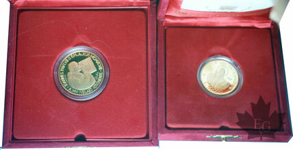 VATICAN-1997-100.000 et 50.000 Lire oro-proof