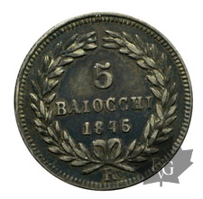 VATICAN-1846 R-5 BAIOCCHI-TTB
