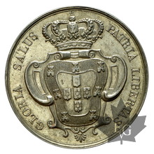 PORTUGAL-1833-Médaille-Maria II- TTB-SUP-Rare