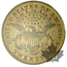 USA-1875S-20 DOLLARS LIBERTY HEAD-PCGS AU53