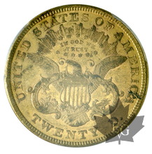 USA-1876-20 Dollars-Liberty-PCGS AU55