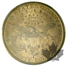 USA-1887 S- 20 DOLLARS-Liberty Head-PCGS MS60