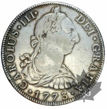 MEXICO-1773-8 REALES-Carlo III-presque TTB