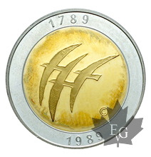 FRANCE-1989-Médaille BICENTENAIRE RÉVOLUTION-PROOF