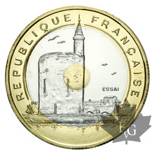 FRANCE-1993-Essai de 20 francs Jeux Méditerranéens-FDC