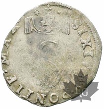 Vatican- Avignone- 6 Bianchi-Sisto V- 1585-1590-ttb-très Rare