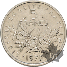 FRANCE-1970-ESSAI DE 5 Francs Semeuse-FDC