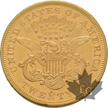 USA-1873-20 DOLLARS-Liberty Head-Superbe