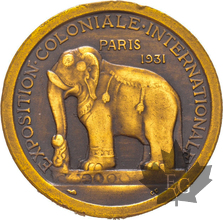 FRANCE-1931-Exposition coloniale de Paris-Médaille Asie-Sup