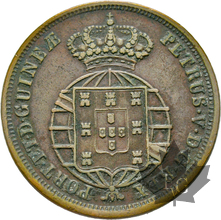 ANGOLA-1860-MACUTA-Pedro V 1833-1861-TTB+