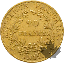 FRANCE-AN 12A-20 FRANCS-PARIS-Napoleon Empereur-TTB+