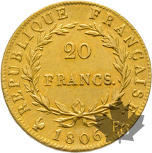 FRANCE-1806A-20 FRANCS-PARIS-Napoleon 1er-SUP