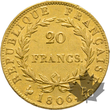 FRANCE-1806A-20 FRANCS-PARIS-Napoleon 1er-TTB-SUP