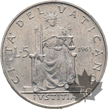 VATICAN-1965-5 LIRE-Paul VI-FDC