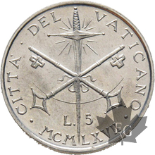 VATICAN-1967-5 LIRE-Paul VI-FDC