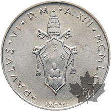 VATICAN-1975-5 LIRE-Paul VI-FDC