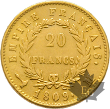 FRANCE-1809M-20 FRANCS-TOULOUSE-Napoleon 1er-TTB-SUP