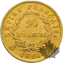 FRANCE-1810H-20 FRANCS-LA ROCHELL-Napoleon 1er-tres rare-TTB-SUP