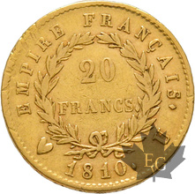 FRANCE-1810U-20 FRANCS-TURIN-Napoleon 1er-prTTB