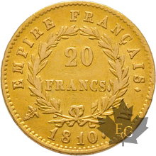 FRANCE-1810W-20 FRANCS-LILLE-Napoleon 1er-prTTB