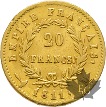FRANCE-1811M-20 FRANCS-TOULOUSE-Napoleon 1er-TTB