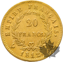 FRANCE-1812A-20 FRANCS-PARIS-Napoleon 1er-SUP-FDC