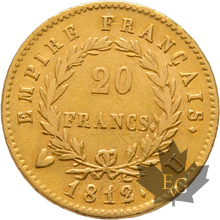 FRANCE-1812U-20 FRANCS-TURIN-Napoleon 1er-prTTB