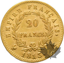 FRANCE-1813A-20 FRANCS-PARIS-Napoleon 1er-prSUP