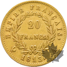 FRANCE-1813A-20 FRANCS-PARIS-Napoleon 1er-TTB-SUP