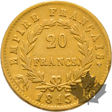 FRANCE-1813R-20 FRANCS-ROME-Napoleon 1er-DATE ETROITE-TTB