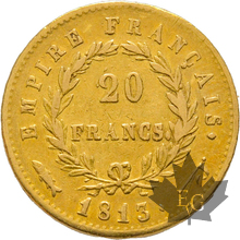 FRANCE-1813 UTRECHT-20 FRANCS-Napoleon 1er-DATE ETROITE-TTB