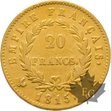 FRANCE-1815A-20 FRANCS-PARIS-Napoleon 1er-TTB