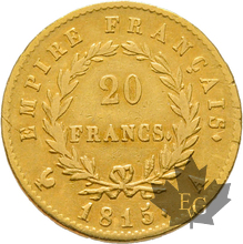 FRANCE-1815A-20 FRANCS-PARIS-Napoleon 1er-TB-TTB