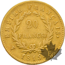 FRANCE-1815W-20 FRANCS-LILLE-Napoleon 1er-RARE-TTB+