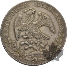 MEXIQUE-1896-8 REALES-SUP
