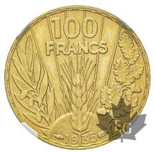 FRANCE-1935-100 Francs-Bazor-NGC MS64