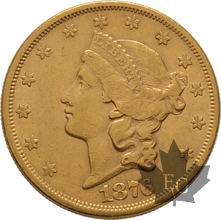 USA-1876S-20 DOLLARS LIBERTY HEAD-SUP