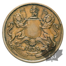 INDE-1835-HALF ANNA-EAST INDIA COMPANY-TTB