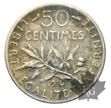 FRANCE-1916-50 Centimes SEMEUSE-Superbe