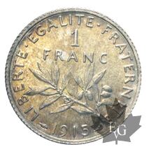 FRANCE-1915-1 Franc SEMEUSE-FDC