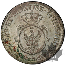 ITALIE-1793-7.6 SOLDI-Vittorio Amedeo III -PCGS MS63