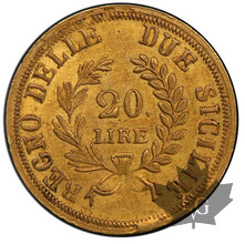 ITALIE-1813-20 Lire Murat-PCGS AU55