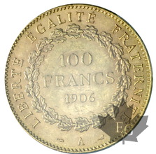 FRANCE-1906-100 FRANCS-Troisième République 1870-1940-PCGS MS62