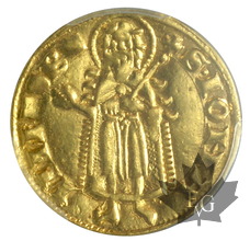 HONGRIE-GOLD GULDEN-1342-82-PCGS XF Details