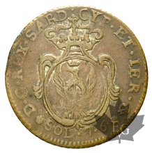 Italie-Savoie-1800-7.6 Soldi-Carlo Emanuele IV-TB+