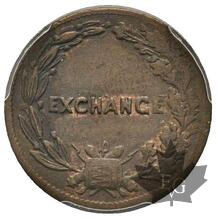 USA-1863-Patriotic token-PCGS MS62 BN