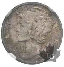 USA-1942 sur 1941-10 centimes-NGC AU DETAILS- Très Rare