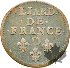 FRANCE-1657D-Liard de France-Louis XIV-TTB