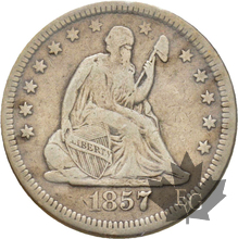 USA-1857-QUARTER DOLLAR-TTB